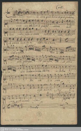 Canto. [lat.]