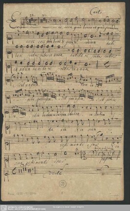 Canto. [lat.]