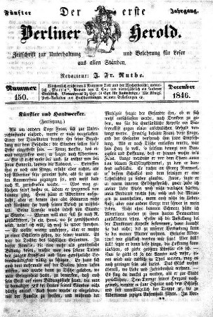 Nummer 150, Dezember 1846