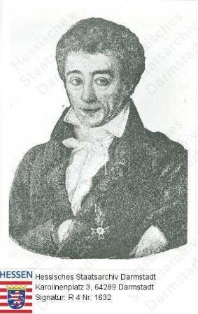 Schaab, Karl Anton Dr. jur. (1761-1855) / Porträt, Brustbild