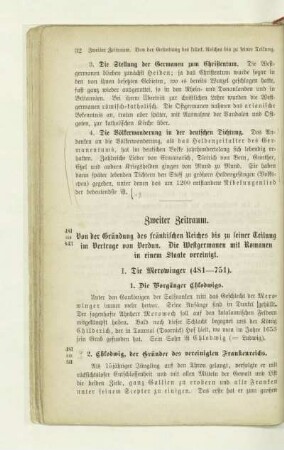 I. Die Merowinger (481 - 751)