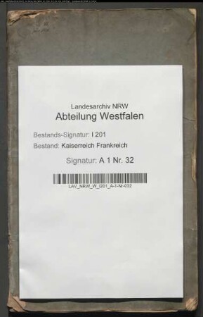 Grundsteuerlisten (Contribution fonciere) der Mairie Steinfurt für 1812.