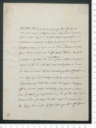 Brief von Amable-Guillaume-Prosper Brugière de Barante an ... Laborie