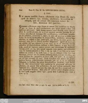 §. CXIV. Si in amore consistit summa officiorum erga Deum (§. 109); quid de timore, spe fiducia, obedientia, invocatione & reliquis, quae ad cultum Dei internum referri solent, dicendum sit? quaeritur.