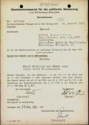 Sautter, Alfred