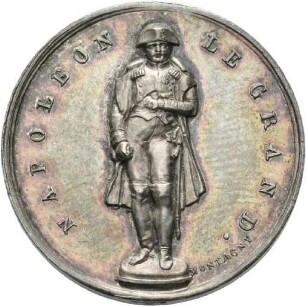 Medaille auf die Wideraufrichtung des Standbildes von Napoleon I. auf der Vendome Säule 1833