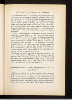 Der Vormarsch ... und das Gefecht bei Mlawa