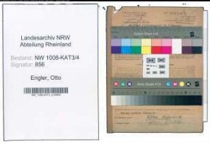 Entnazifizierung Otto Engler , geb. 25.05.1898 (Arbeiter)