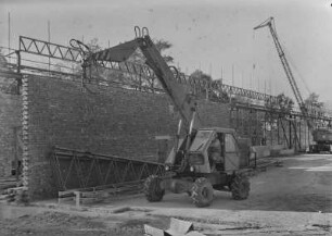 Singwitz. Baustelle bei VEB "Fortschritt"