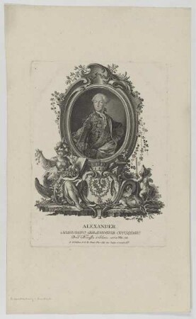 Bildnis des Alexander, Markgraf von Brandenburg-Ansbach