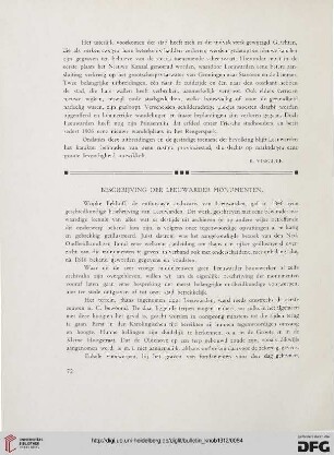 2.Ser. 5.1912: Beschrivjing der Leeuwarder Monumenten