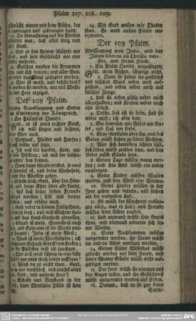 Der 108 Psalm