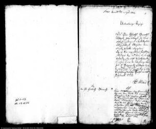 Die dem Geheimen Hofrat Ohlenroth über 500 Reichstaler beim St. Bartholomaei-Stift Zerbst angeliehenes Kapital ausgestellte Obligation