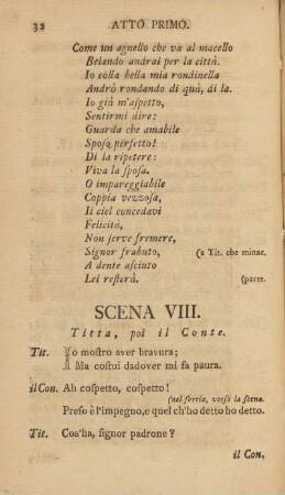 Scena VIII. / Achter Auftritt