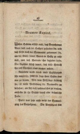 Neuntes Kapitel. - Zehntes Kapitel.
