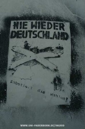 NIE WIEDER DEUTSCHLAND