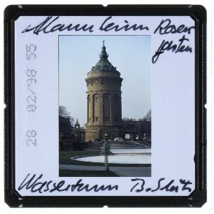 Mannheim, Wasserturm,Mannheim, Friedrichsplatz