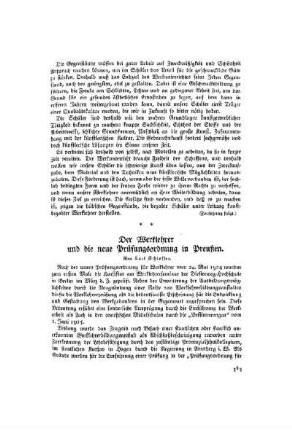 Der Werklehrer und die neue Prüfungsordnung in Preußen