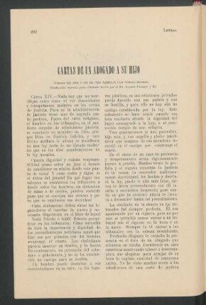 Cartas de un abogado a su hijo
