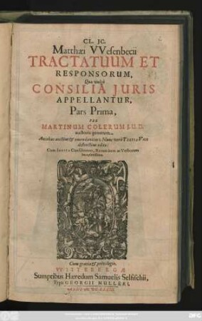 1: Cum Indice Consiliorum, Rerum item ac Verborum locupletissimo