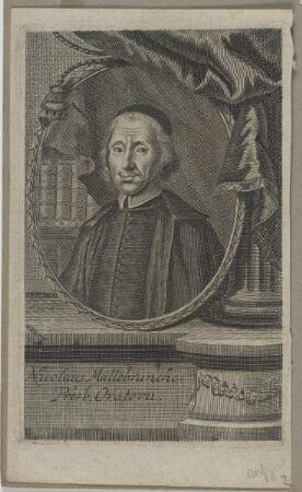Bildnis des Nicolaus Mallebranche