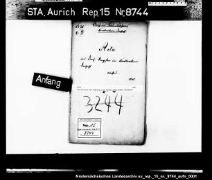 Die Revision des Registers der Nordbrookmerländer Deichacht