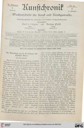 Heft 19 (19. Februar 1885)