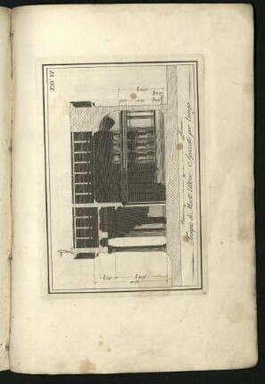 Tav. VI. Tempio di Marte Ultore. Spaccato per lungo