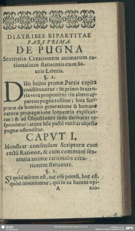 Pars Prima De Pugna