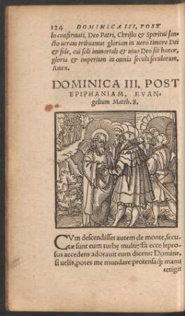Dominica III. Post Epiphaniam ....