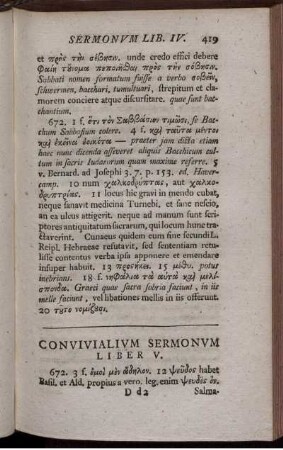 Convivialium Sermonvm Liber V.