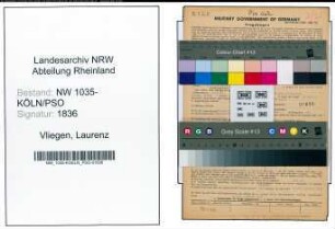 Entnazifizierung Laurenz Vliegen , geb. 09.01.1903 (Arbeiter)