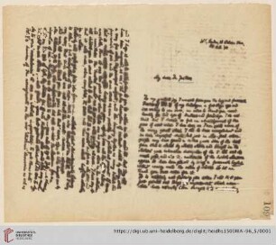 Briefe von Morris Jastrow an Carl Bezold: Brief von Carl Bezold an Morris Jastrow