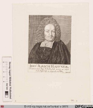 Bildnis Johann Ulrich Haffner (Hafner) (I)