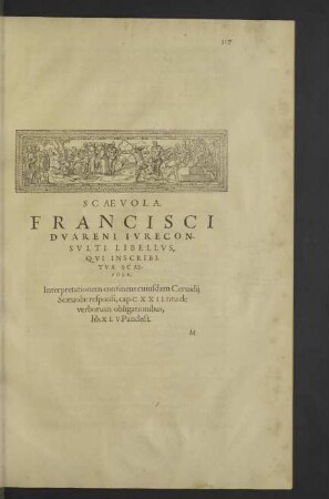 Libellus, qui inscribitur scaevola.