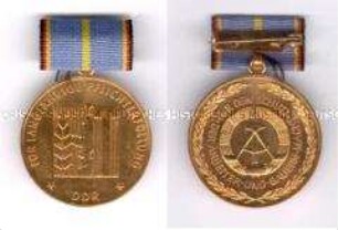 Medaille für langjährige Pflichterfüllung zur Stärkung der Landesverteidigung der Deutschen Demokratischen Republik in Gold