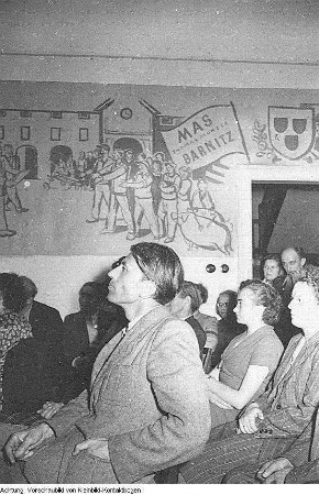 Barnitz. Freundschaftsvertrag zwischem dem Künstlerkollektiv Das "Ufer" und der Maschinenausleihstation (MAS) Barnitz, 30. September 1951