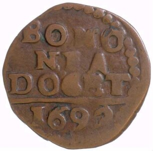 Münze, Quattrino, 1692