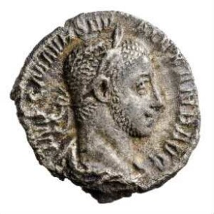 Münze, Denar, 227 n. Chr.