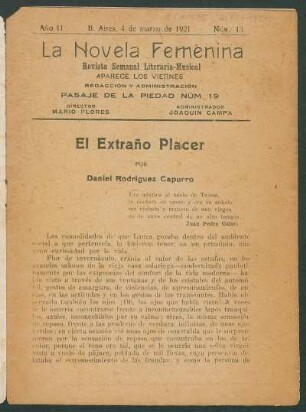 El extraño placer