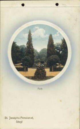 St. Josephs-Pensionat, Steyl - Park