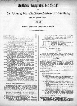 No. 21, 22. Juni 1899