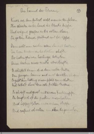 Der Freund der Fluren : [SW V: h2]; [SW V, S. 38/111]