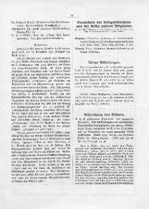 Verzeichnis der Kriegsteilnehmer aus der Reihe unserer Mitglieder