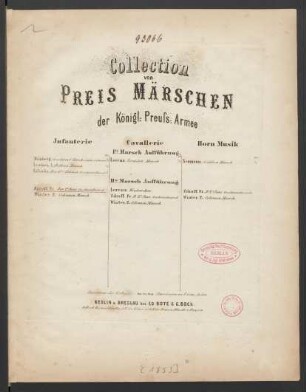 Der 2te Juni : Geschwindmarsch : II. Preis Marsch No. 2
