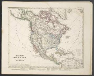 Nord-America [Hand-Atlas über alle Theile der Erde nach dem neuesten Zustande und über das Weltgebäude46a]