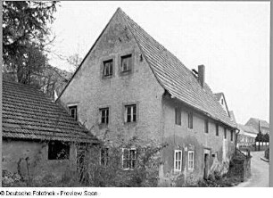 Scharfenberg, Wohnstallhaus : Scharfenberg. Wohnstallhaus mit Anbau