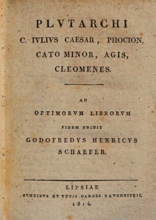 Plutarchi Vitae Parallelae, 7