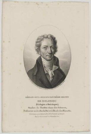 Bildnis des Déodat de Dolomieu