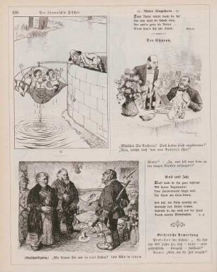 "Der überraschte Fischer" "Der Eßprotz" "(Entschuldigung)"